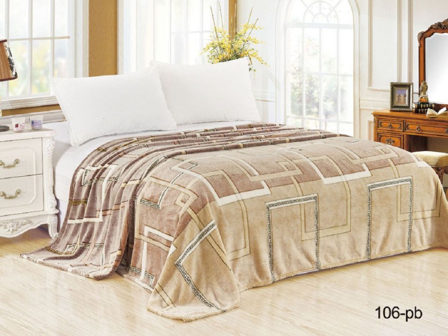 Плед Cleo "БАМБУК" микрофибра 100% 106-pb