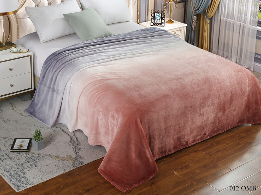 Плед Cleo "OMBRE" велсофт 012-OMB