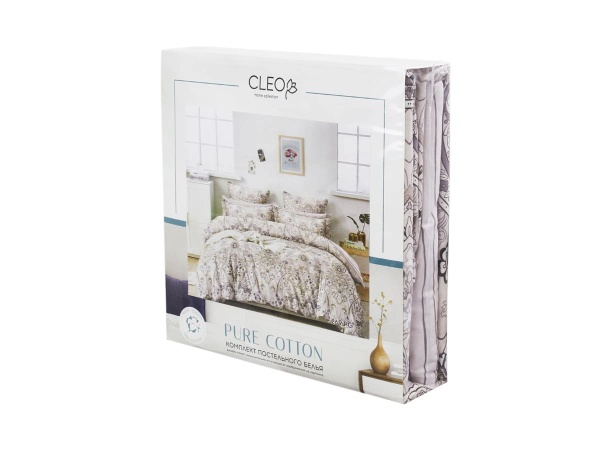 КПБ Cleo Поплин "Pure Cotton" евро 200*220*1 220*240*1(±5) 50*70*2(±2) 70*70*2(±2) 31/300-PC
