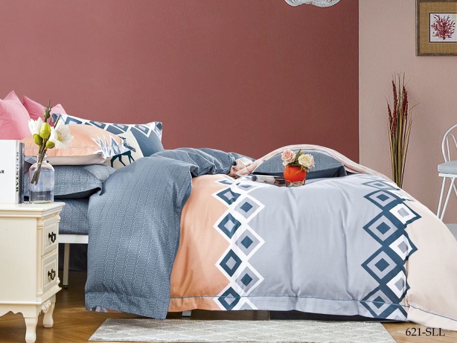 КПБ Cleo сатин набивной "Satin euro max" 621-SLL