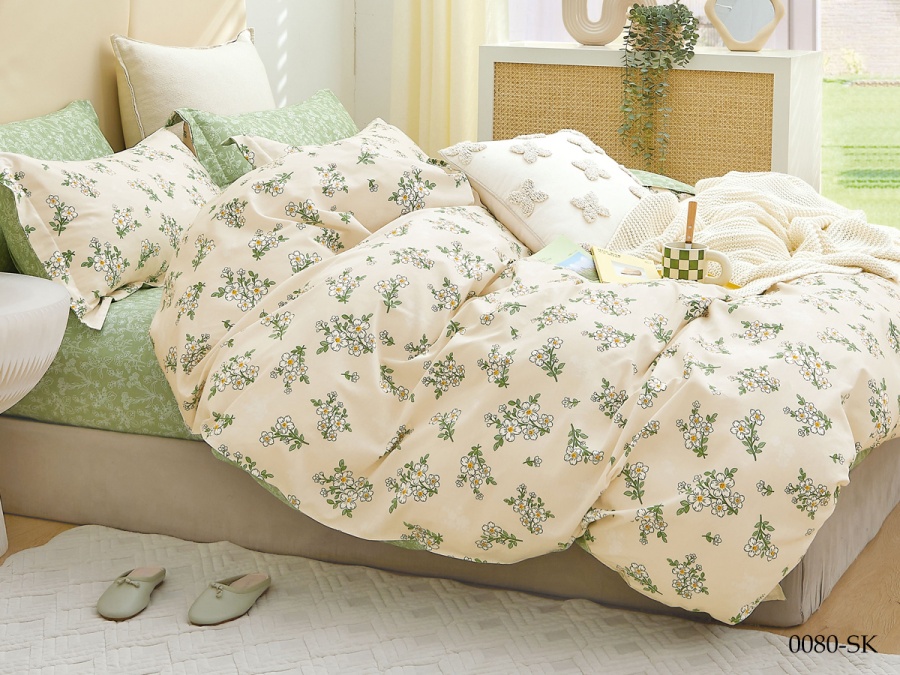 КПБ Cleo сатин набивной "Satin de Luxe" 0080-SK