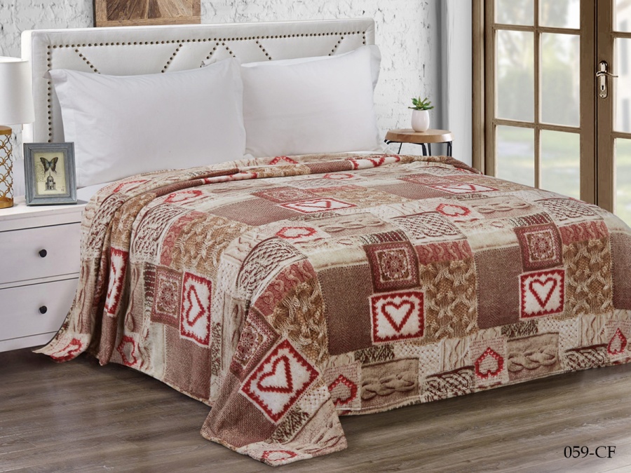 Плед Cleo "ВИРДЖИНИЯ" велсофт 059-cf