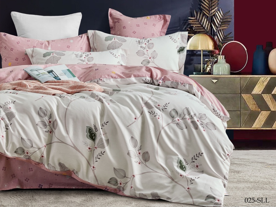 КПБ Cleo сатин набивной "Satin euro max" 025-SLL КПБ Cleo сатин набивной "Satin euro max" 025-SLL