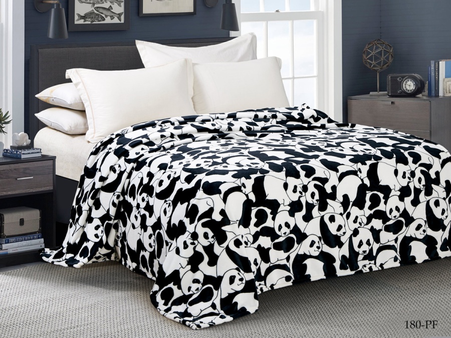Плед Cleo "California" велсофт двуспальный 180*200 (180/180-pf, Животные, Мультиколор)