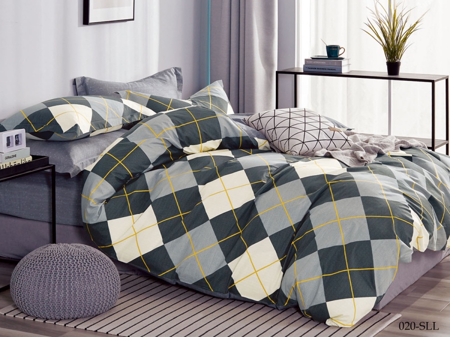 КПБ Cleo сатин набивной "Satin euro max" 020-SLL