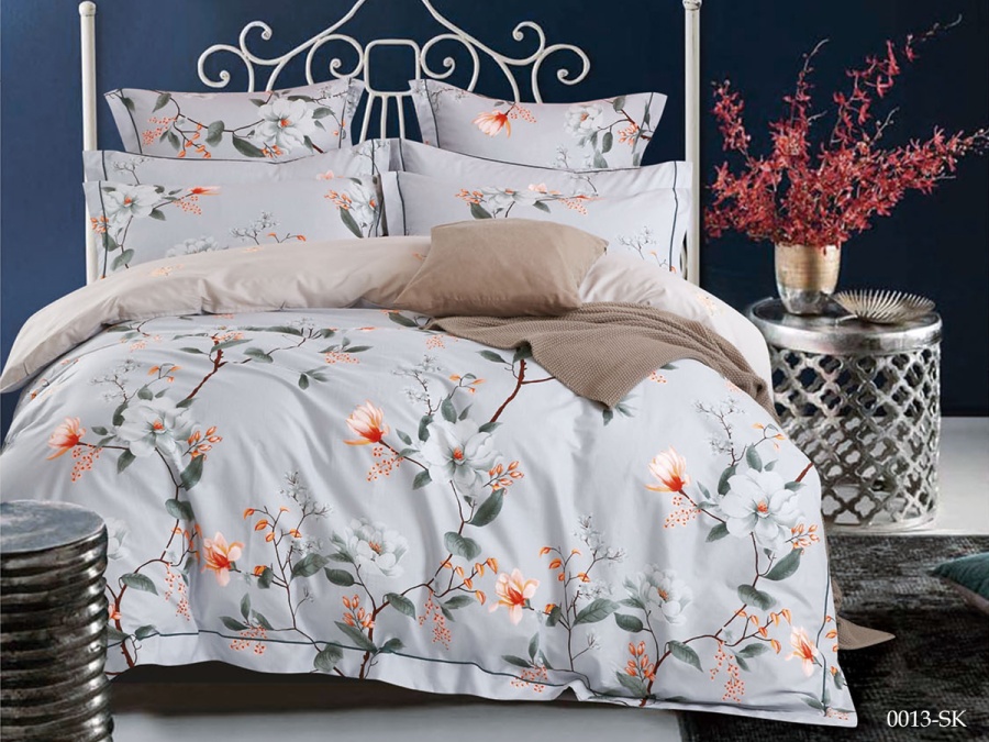 КПБ Cleo сатин набивной "Satin de Luxe" 0013-SK