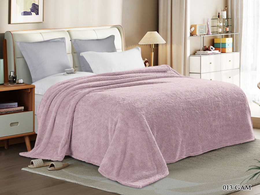 Плед Cleo "Gammi" велсофт полуторный 150*200 (150/013-GAM, Оригинальное, Сиреневый) Плед Cleo "Gammi" велсофт полуторный 150*200 (150/013-GAM, Оригинальное, Сиреневый)