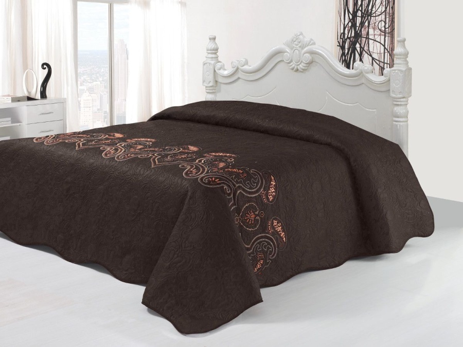 Покрывало "Cleo" сатин с вышивкой 022-bs