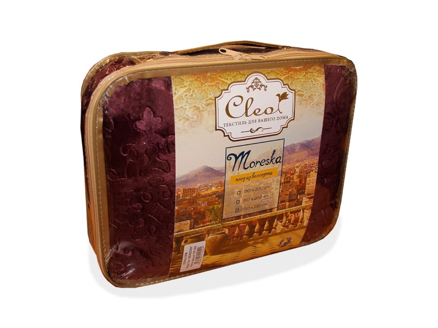 Плед Cleo "MORESKA" велсофт 012-OPM