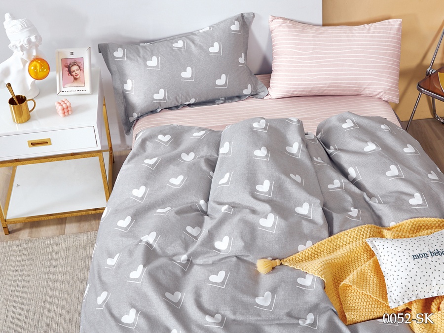 КПБ Cleo сатин набивной "Satin de Luxe" 0052-SK