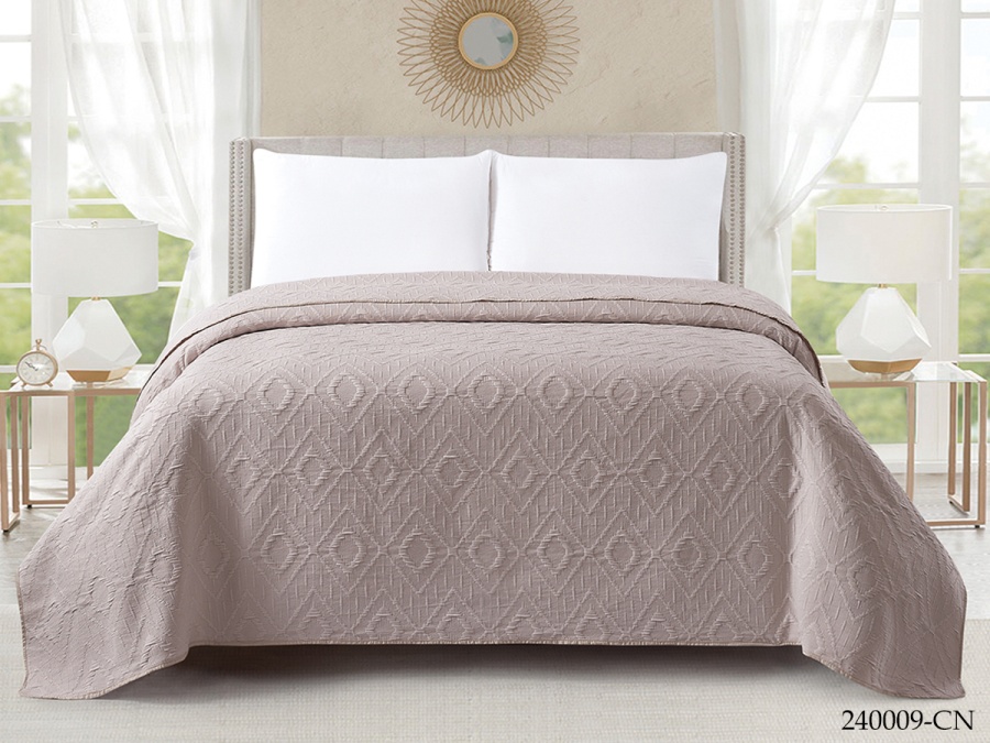 Покрывало Cleo "CAROLINE" 240*260 (240/009-CN, Однотонное, Кремовый) Покрывало Cleo "CAROLINE" 240*260 (240/009-CN, Однотонное, Кремовый)