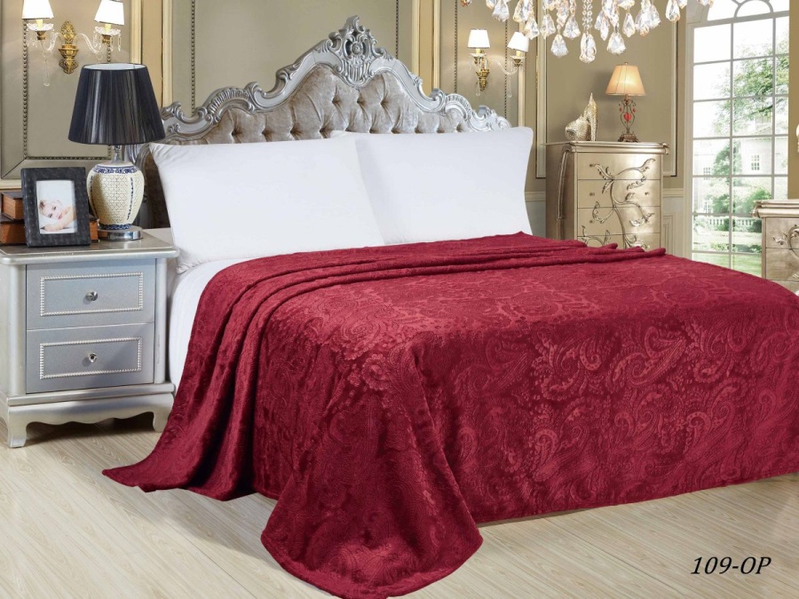 Плед Cleo "ПАРМА пейсли" велсофт 109-OPE