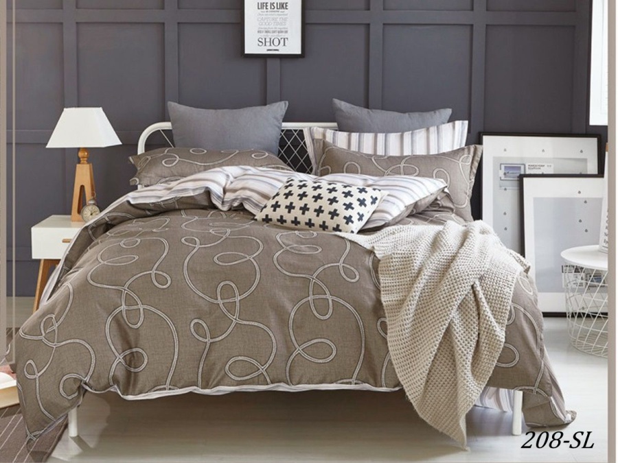 КПБ Cleo сатин набивной "Satin Lux" 208-SL