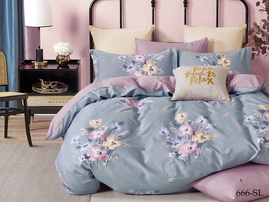 КПБ Cleo сатин набивной "Satin Lux" 666-SL