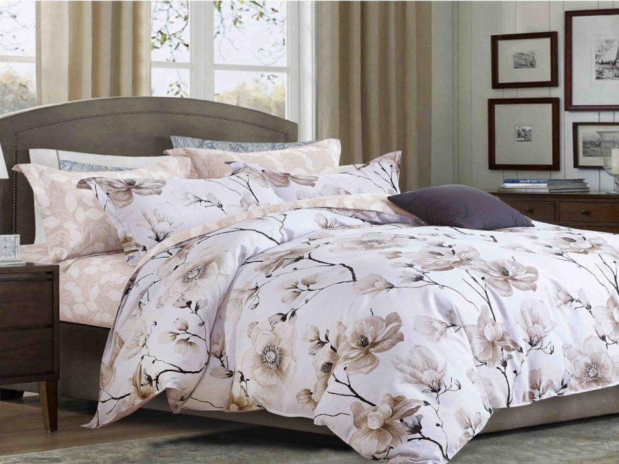 КПБ Cleo сатин набивной "Satin Lux" 048-SL