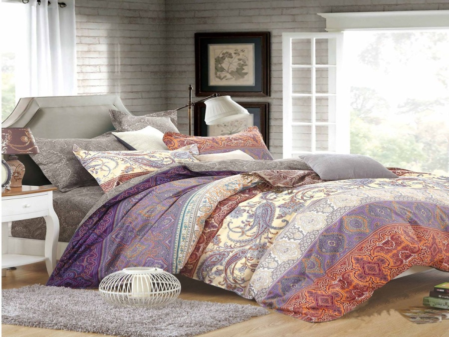 КПБ Cleo сатин набивной "Satin Lux" 019-SL