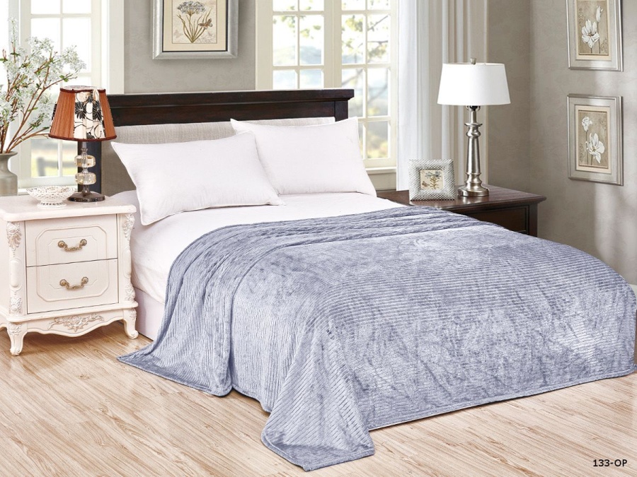 Плед Cleo "ПАРМА полоска" велсофт 133-OP